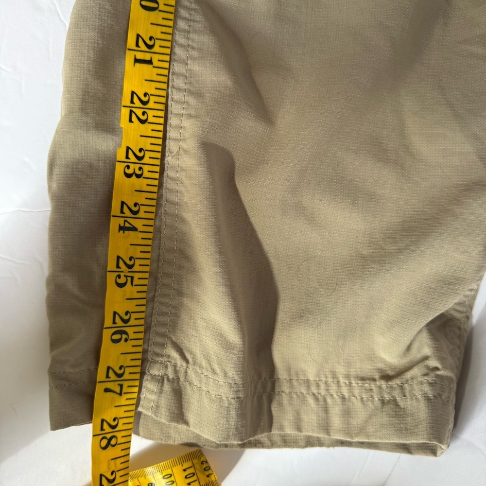 North Face Noble Stretch Hiking Pants Women's 6 SHORT Khaki Roll‎ Up Convertible - Picture 9 of 12